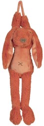 Happy Horse peluche Lapin Richie jouet musical orange cadeau bébé