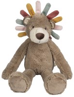Happy Horse peluche lion Leon 48cm - doudou bébé en peluche marron