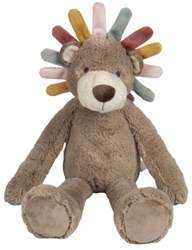 Happy Horse peluche lion Leon 48cm - doudou bébé en peluche marron