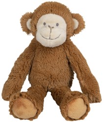 Happy Horse peluche singe Micha 28cm - marron - doudou tout doux