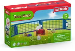 Schleich Farm World - Cabane pour lapins et cochons d'Inde 42500