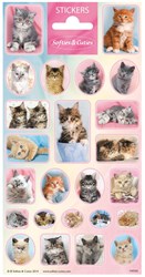 Planet Happy Planche de stickers chatons autocollants chats papier