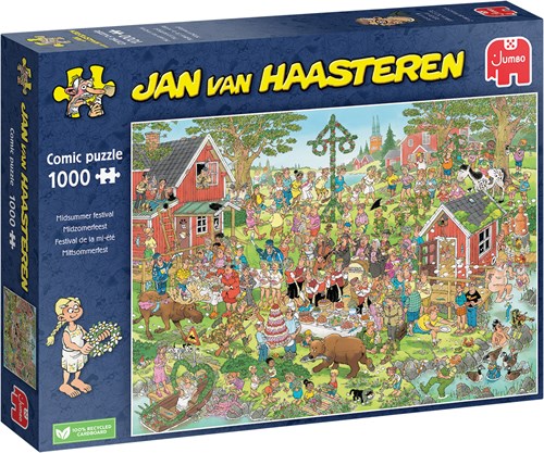 Jumbo puzzle Jan van Haasteren Fête de la mi-été 1000 pièces puzzle