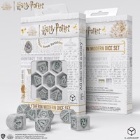Q-Workshop Harry Potter set de dés Serpentard blanc 7 pièces