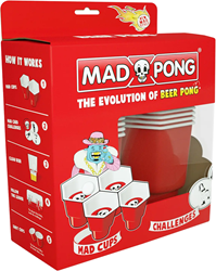 Mad Party Games jeu de fête MadPong - Beer pong 2.0 jeu à boire adultes