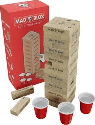 Mad Party Games jeu à boire MadBlox - tour en bois avec 108 défis