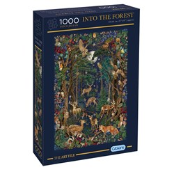 Gibsons puzzle Into the Forest 1000 pièces - paysage animaux puzzle