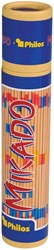 Philos Mikado jeu d'adresse en bambou dans un tube en carton - jeu familial