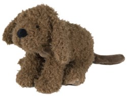 Happy Horse peluche chien Labradoodle Larry 28cm - marron - jouet en peluche