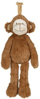 Happy Horse peluche musicale singe Micha - marron - doudou bébé sommeil