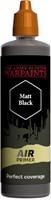The Army Painter apprêt aérographe noir mat 100 ml - peinture modélisme