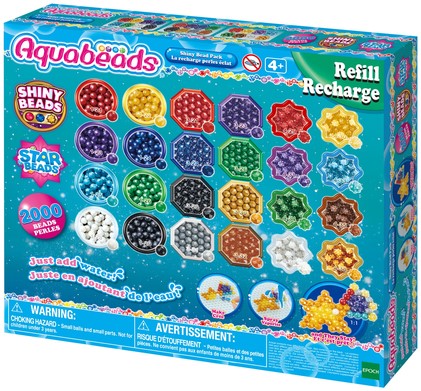 Aquabeads Refill pack de perles brillantes 31995