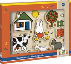 Houten Puzzel Nijntje Chunky, 7st.