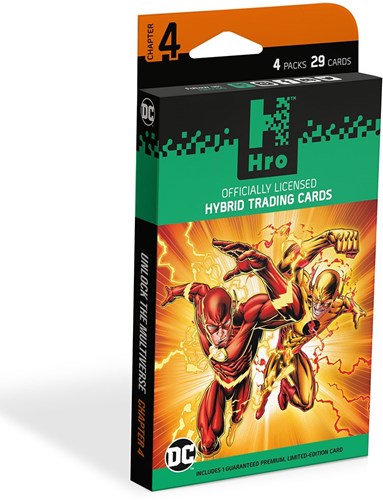 Boosterbox DC Comics The Flash premium trading cards 4-pack NFT