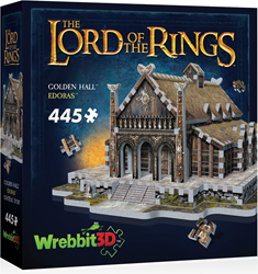 Wrebbit Wrebbit Puzzle 3D - Le Seigneur des Anneaux Edoras-Golden Hall (460)
