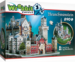 Wrebbit 3D Château de Neuschwanstein - Puzzle 3D - 890 pièces