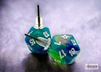Chessex jouet Boucles d'oreilles Waterlily Mini-Poly D20 Set