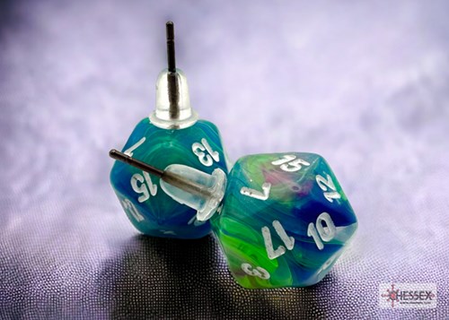 Chessex jouet Boucles d'oreilles Waterlily Mini-Poly D20 Set