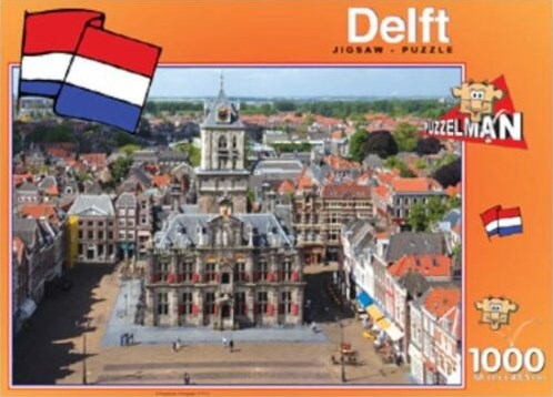 Puzzelman puzzle Delft hôtel de ville 1000 pièces carton adultes