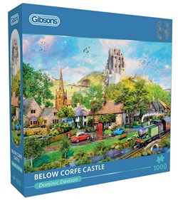 Gibsons puzzle Below Corfe Castle 1000 pièces carton premium
