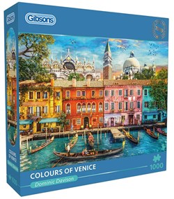 Gibsons puzzle Colours of Venice 1000 pièces - Puzzle ville