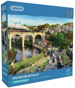 Gibsons puzzle Knaresborough 1000 pièces - paysage rustique