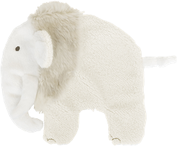 Happy Horse doudou mammouth Milo - cadeau bébé écru peluche