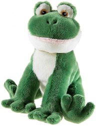 Heunec peluche grenouille en PET recyclé - jouet durable 15cm