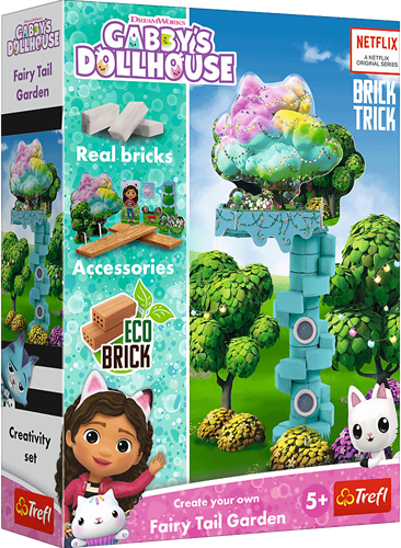 Brick Trick coffret de construction jardin féerique Gabby's Dollhouse - jouet créatif