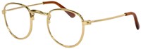 Heless accessoire poupée lunettes de lecture dorées jouet lunettes-3