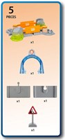 BRIO World Smart Tech Sound Gevaarlijke Spoorovergang - 33965