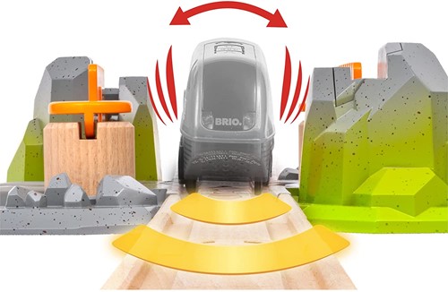 BRIO World Smart Tech Sound Gevaarlijke Spoorovergang - 33965