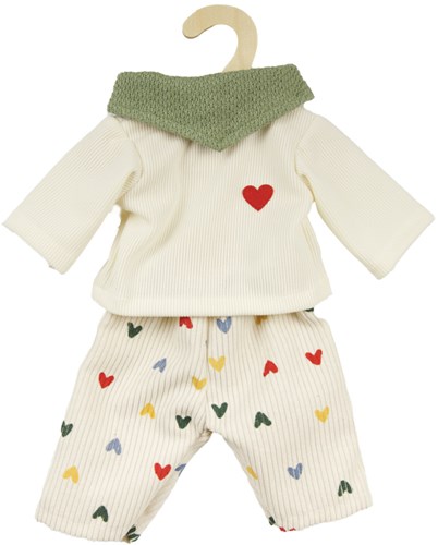 Heless vêtements de poupée pantalon et chemise Cœur Confetti 35-45cm poupée