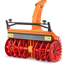Bruder accessoire fraise à neige - chasse-neige jouet orange