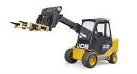 Bruder JCB Teletruck chariot élévateur jouet avec palette véhicule de construction 1:16-2