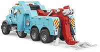 Bruder camion MACK Granite dépanneuse avec lumière et son voiture jouet-2
