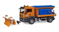 Bruder MAN TGS camion jouet service hivernal avec chasse-neige-2