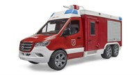 Bruder camion de pompiers Mercedes Benz Sprinter avec lumière et son jouet-2