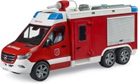 Bruder camion de pompiers Mercedes Benz Sprinter avec lumière et son jouet