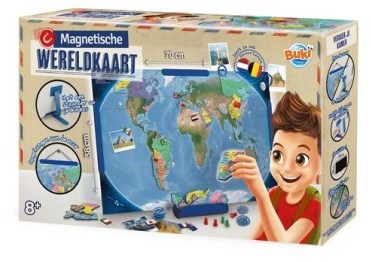 Buki carte du monde magnétique jouet éducatif - découvrir le monde