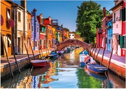 Educa puzzle Burano Italie 3000 pièces adulte paysage urbain