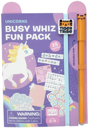 Tiger Tribe livre de puzzles licorne - activités créatives pour enfants