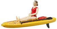 Bruder figurine sauveteur avec jouet stand up paddle board-3