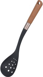 Excellent Houseware écumoire ustensile de cuisine noir plastique bois