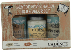 Cadence set peinture à la craie Best of Very Chalky Cashmere pour meubles