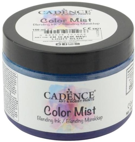 Cadence encre peinture bleu clair - Color Mist Blending 150 ml pour loisirs