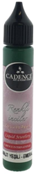 Cadence peinture décorative Colored Pearls 3D liner 25 ml vert émeraude