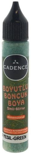 Cadence Cadence Dimensional Verf Glitter 25 ml Groen