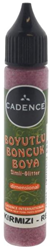 Cadence Cadence Dimensional Verf Glitter 25 ml Rood