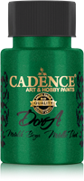 Cadence peinture acrylique métallique émeraude 50 ml - peinture loisirs créatifs pour enfants et adultes
